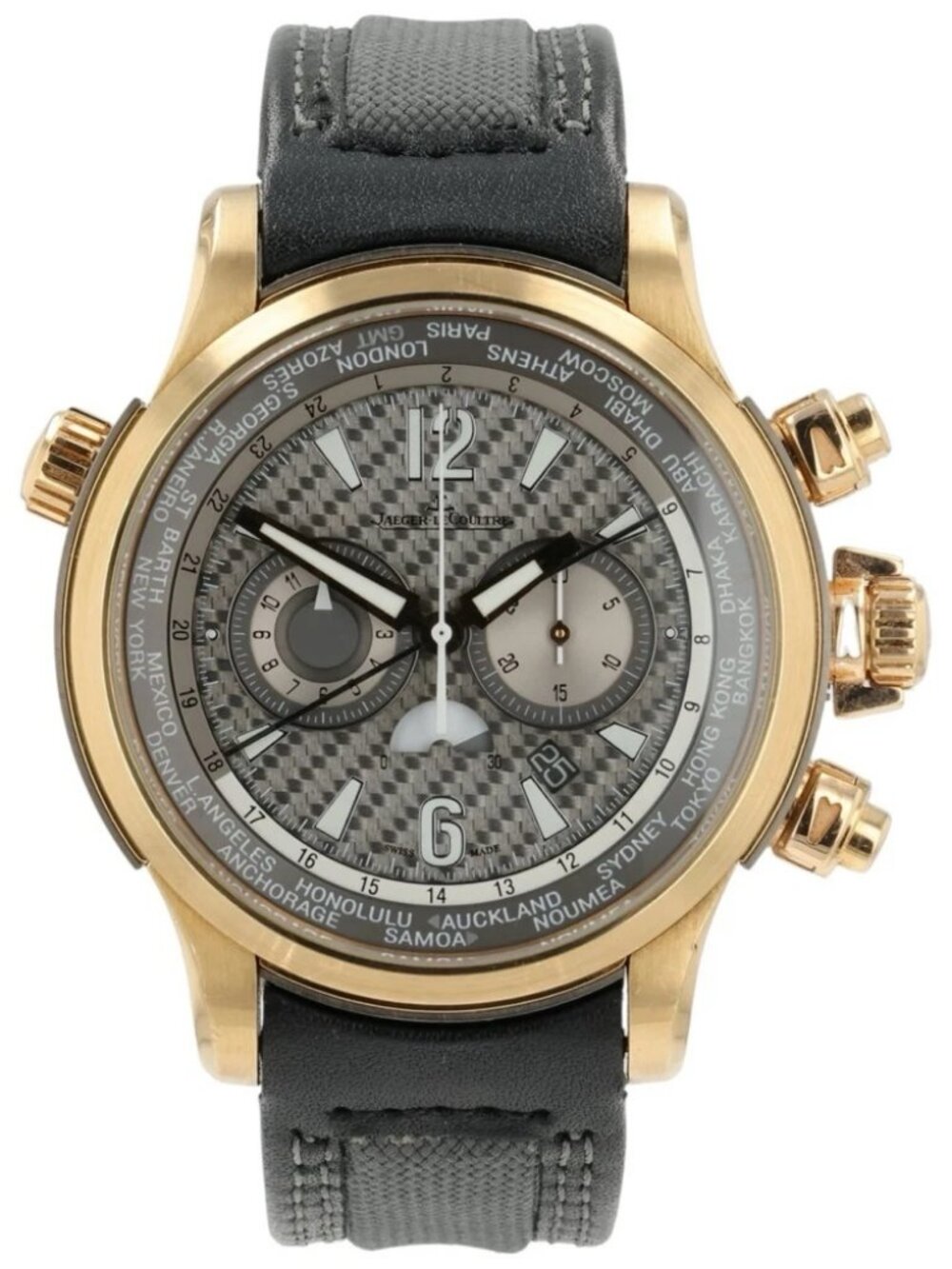 Jaeger LeCoultre Master Compressor Extreme Gray Dial 18k Rose Gold 46mm 150.2.22